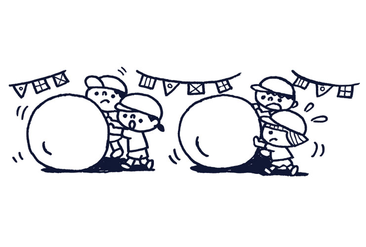 運動会のイラスト