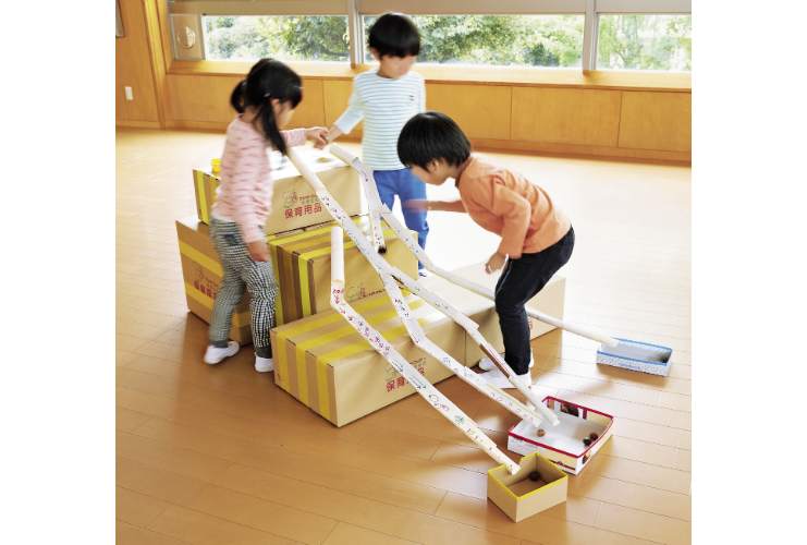 どんどん繋げてロングコースに！「どんぐりレース」