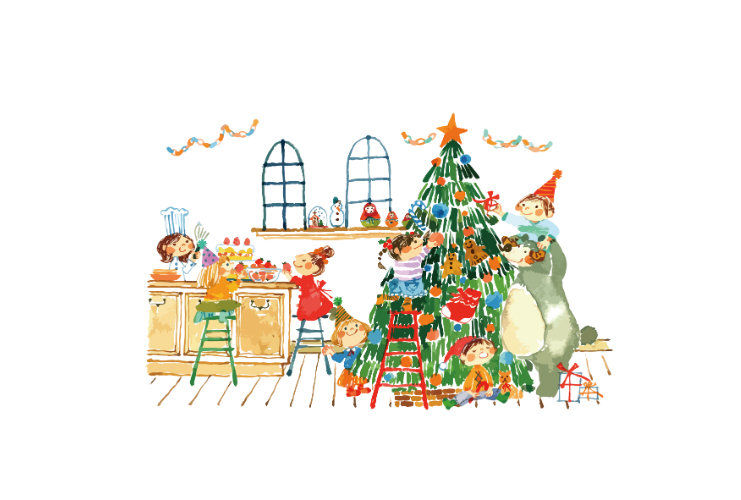 12月の月案ヒント箱【１】ことばかけ付き★ひとことカレンダー