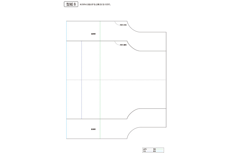 すぐにかわいく作れる！劇あそび衣装 型紙B