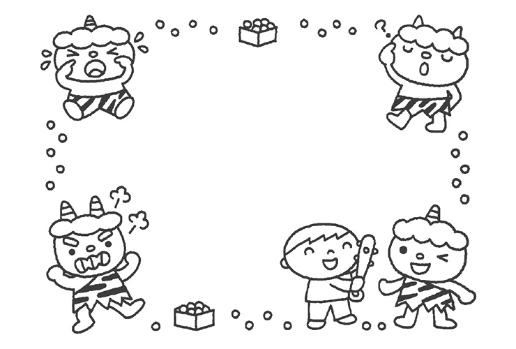 節分のイラスト