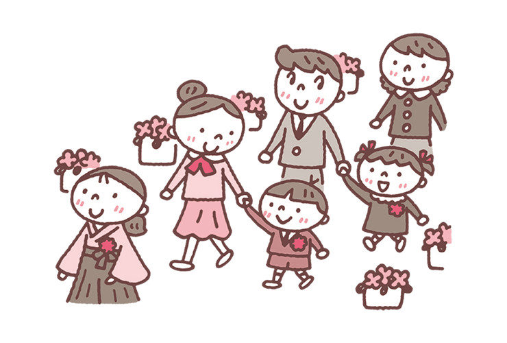 華やかに幕開け「卒園式の入場」