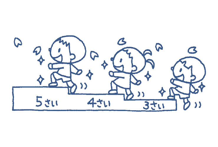 入園＆進級のイラスト