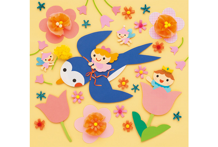 おやゆび姫の壁飾り