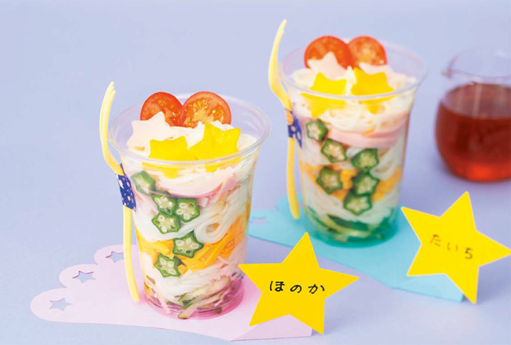 たなばたカップそうめん