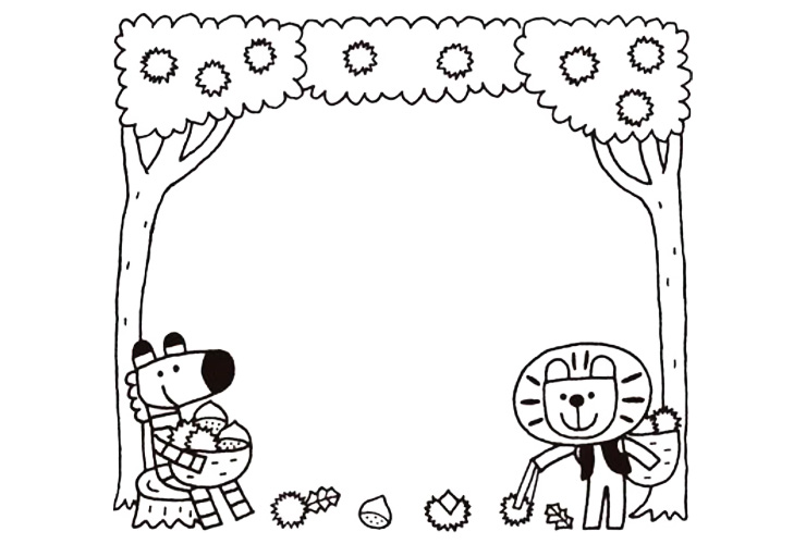 ９月の子どものイラスト