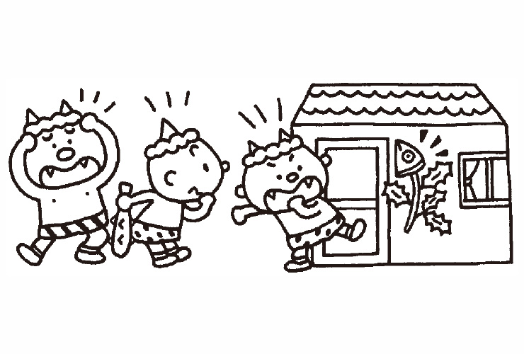 節分のイラスト