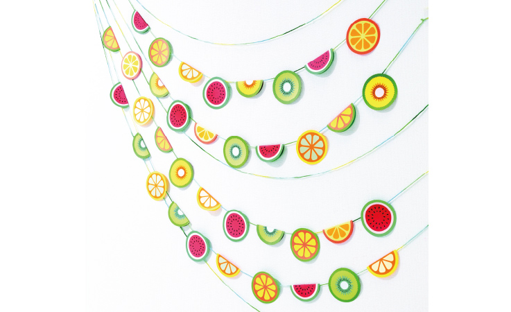夏のくだもので元気に！「フルーツガーランド」