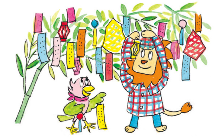 7月きえた たなばたかざり