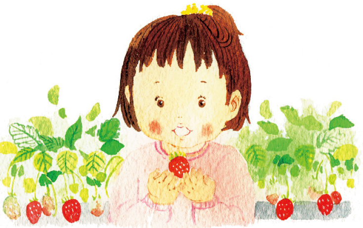 ３月いちごハウスの おくりもの