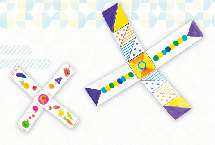 牛乳パックのビッグこま