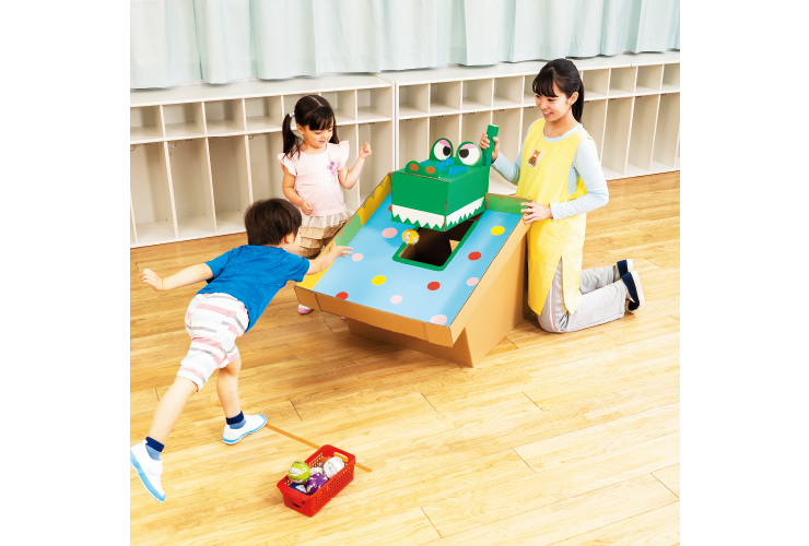 年齢に合わせて難易度調整！「わにさんパクパク」