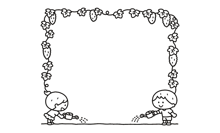 ゴーヤの飾り枠