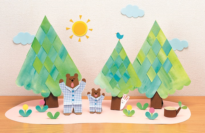 もうすぐ春だよ！　お目ざめくまの親子