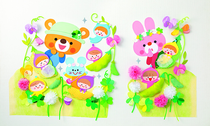 お昼寝タイム♡えんどうまめの妖精ちゃん