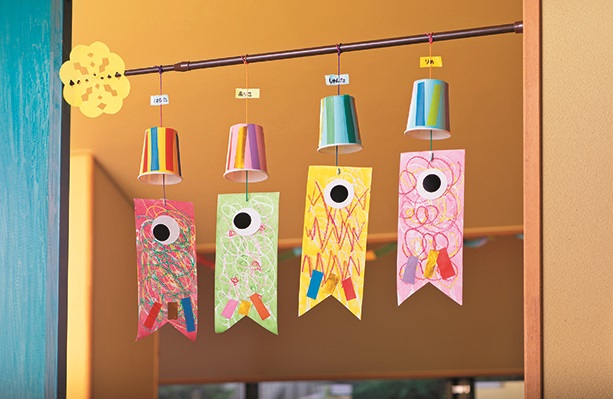 はじき絵こいのぼり