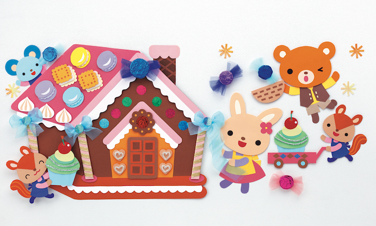 みんなで手作り♡　ヘンゼルとグレーテルのお菓子の家