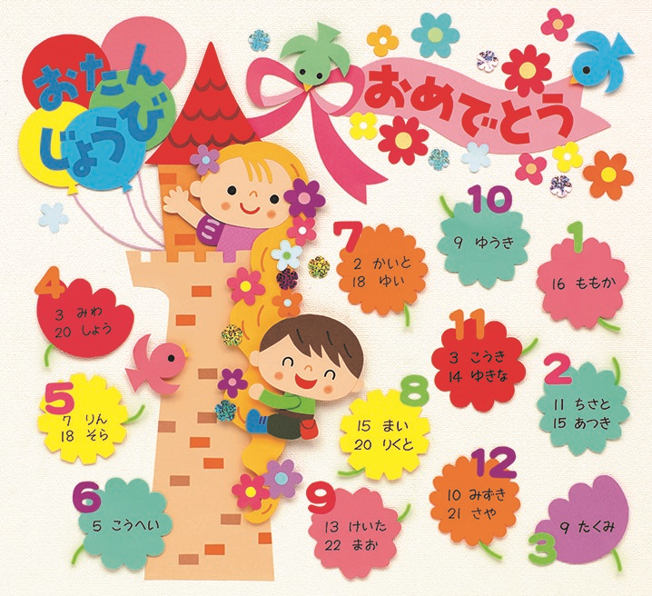 ラプンツェルのお誕生表