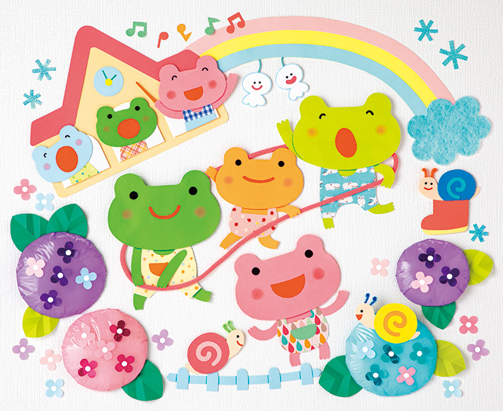 雨の日大好き♪なかよしかえる園