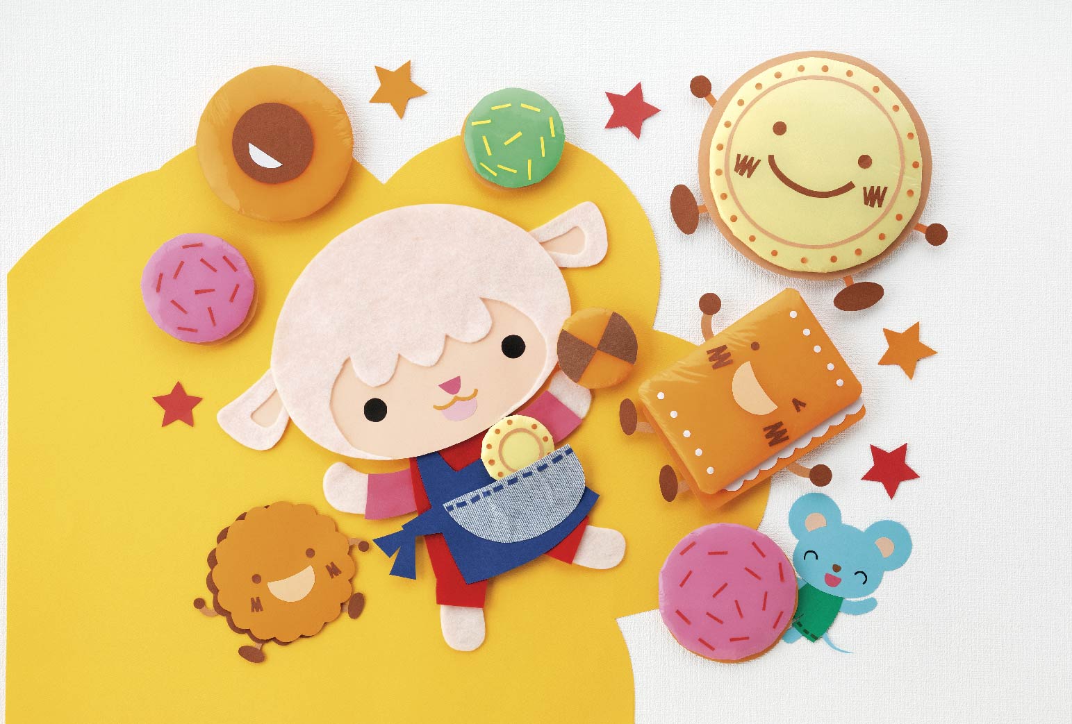 ビスケットが飛び出した！