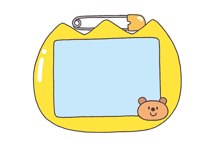 名札ケースの飾り枠