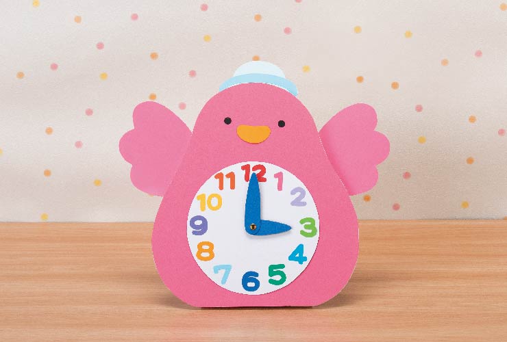 羽が動くよ！　ことりの置き時計