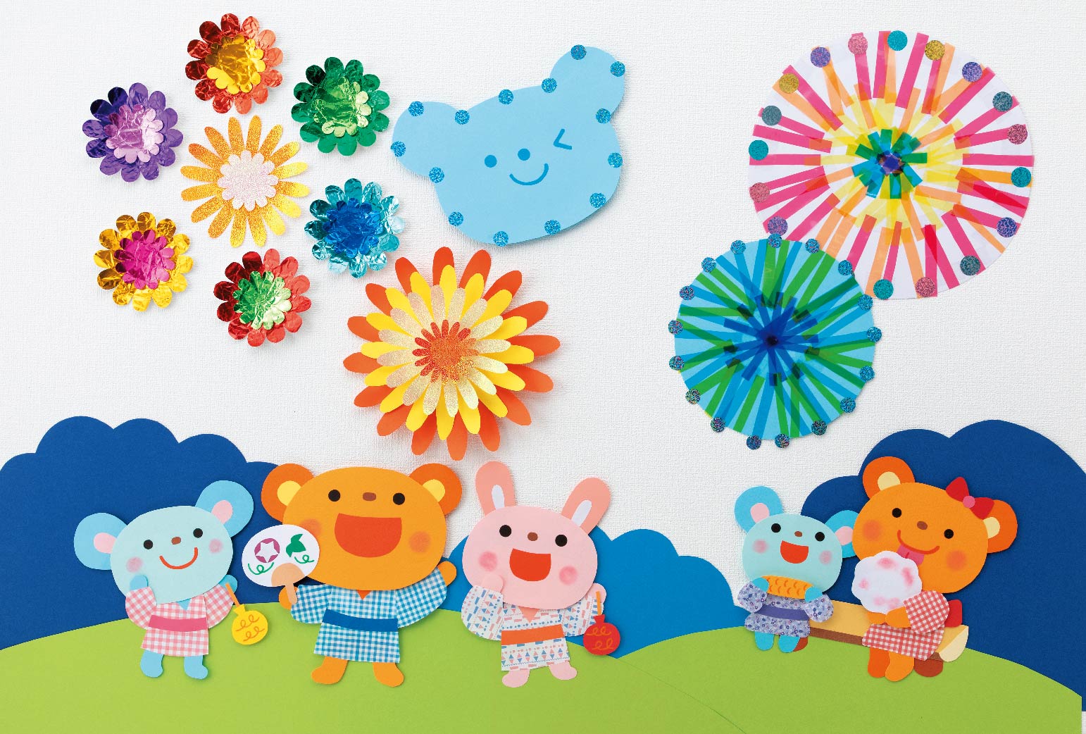 大きな花火きれいだね！