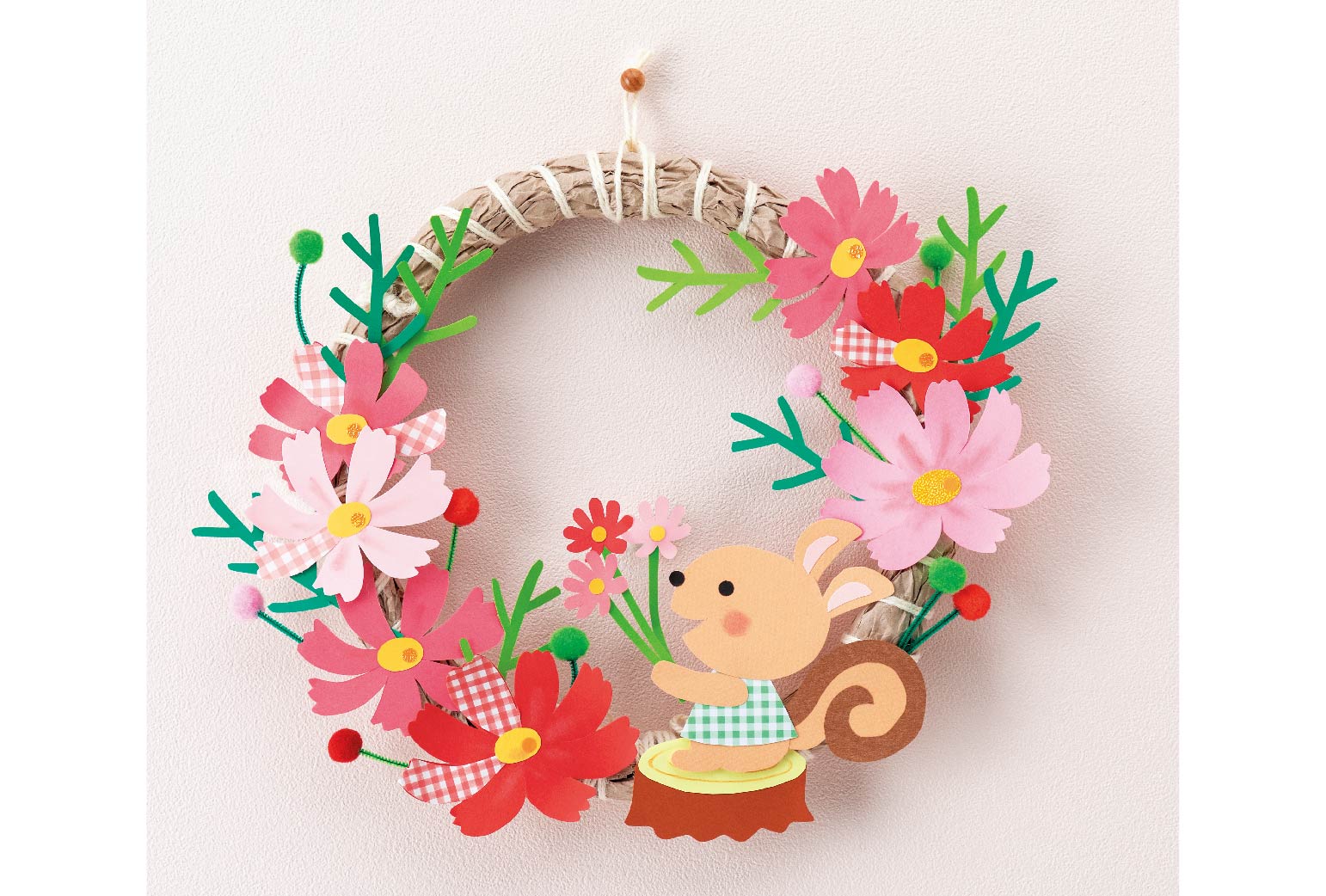 さわやかコスモスのリース