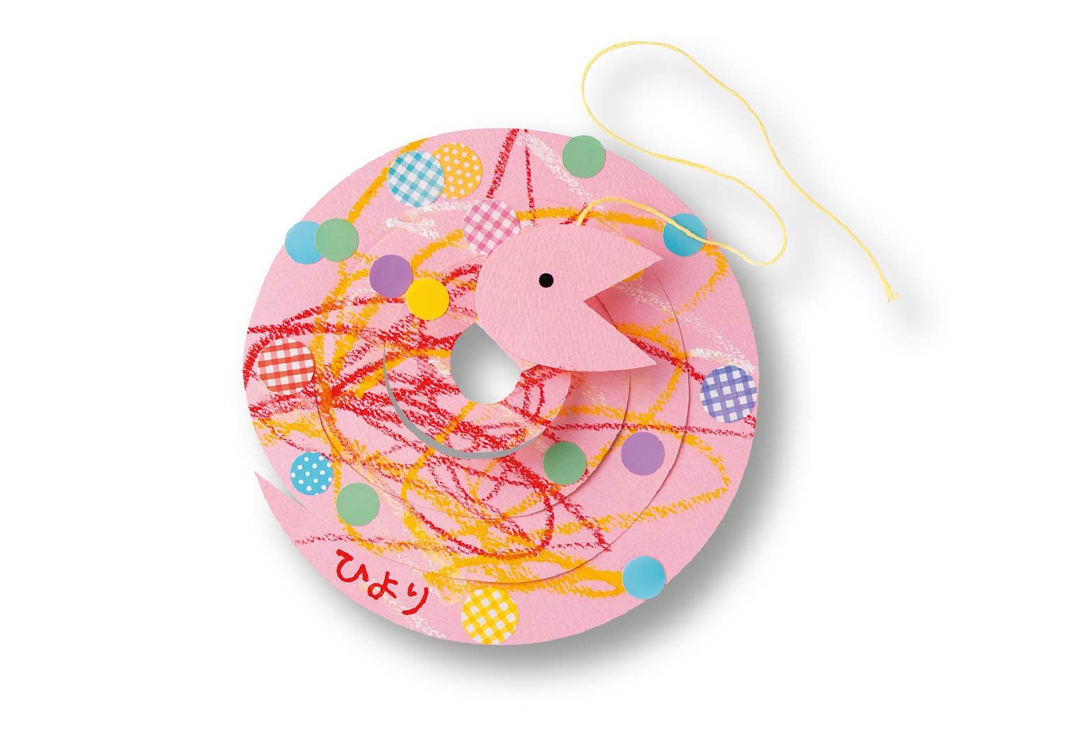 ぐるぐる描きのへび